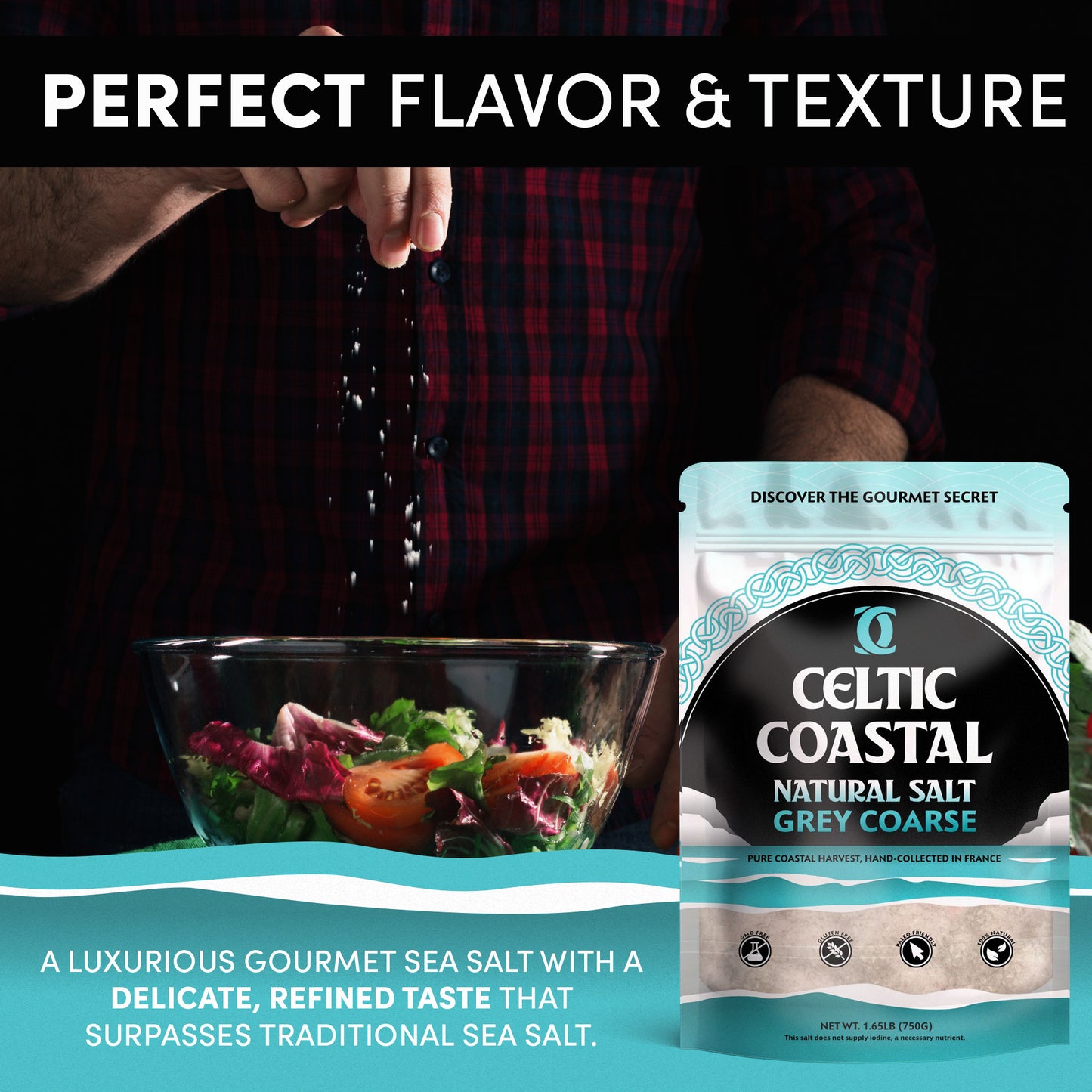 Celtic Coastal Grey Coarse - Natural Salt